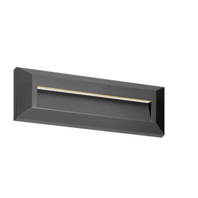Lampa elewacyjna KIBO LED 1,5W 150lm IP65 4000K biała neutralna  szary ORNO (AD-OP-6610GL4)